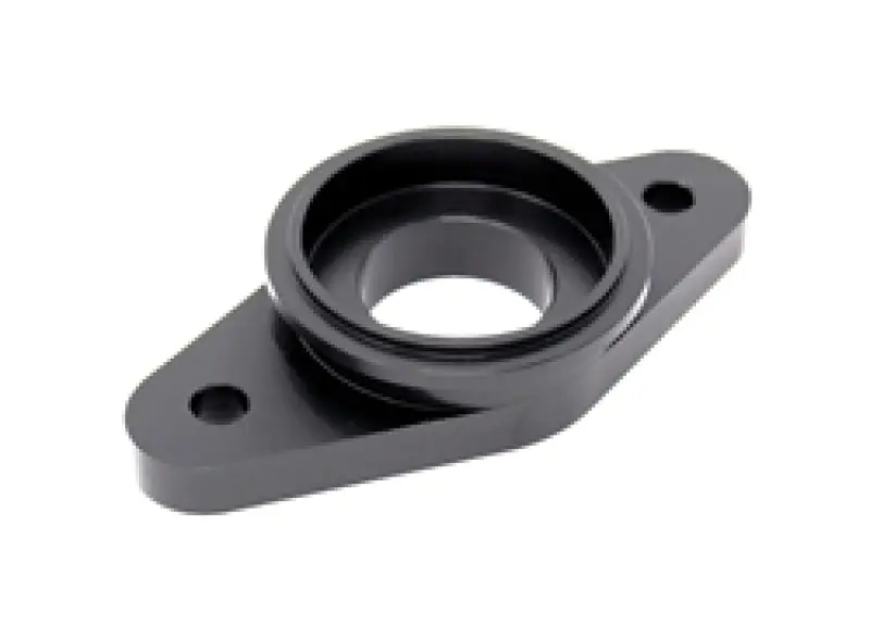 Torque Solution TQSTS-1G-TIAL-BK Billet Stock To Tial Blowoff Valve Adapter(Black): Mitsubishi Eclipse/Talon1G 90-94