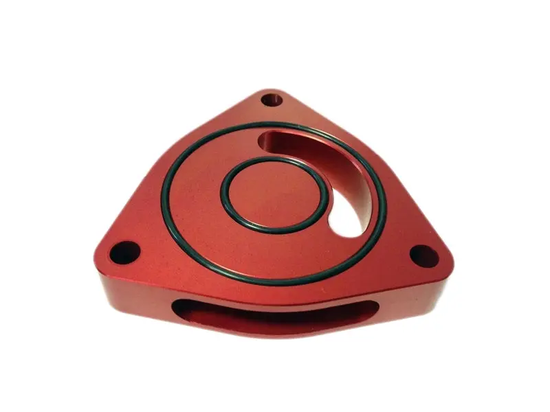 Torque Solution TQSTS-GEN-002R Blow Off BOV Sound Plate (Red): Hyundai Genesis Coupe 2.0T ALL