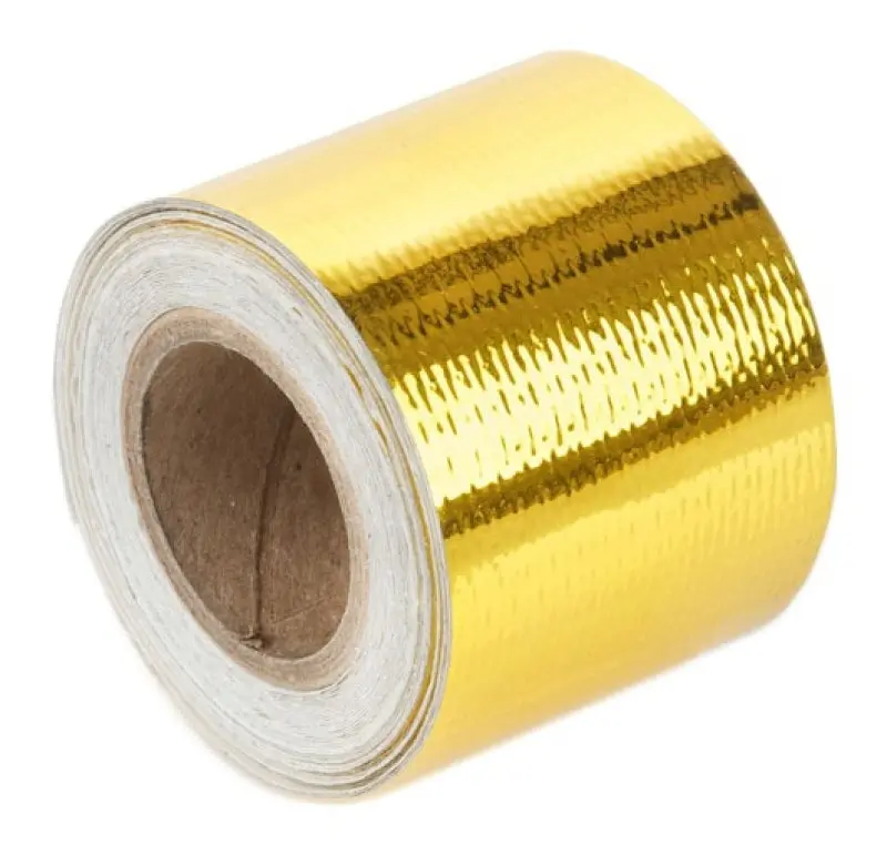 Torque Solution TQSTS-GT-2X15 Gold Reflective Heat Tape 2in X 15ft