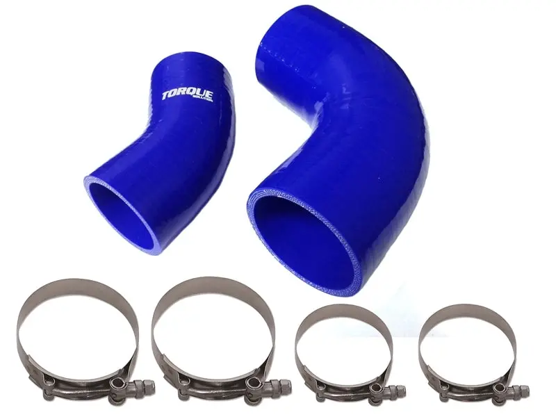 Torque Solution TQSTS-MS-011BL IC Boost Tubes (Blue): Mazdaspeed 3 2007-2013