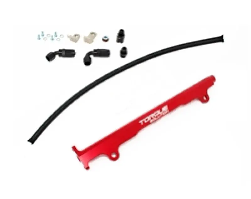 Torque Solution TQSTS-EV-485R Mitsubishi Evo X Billet Aluminum Fuel Rail - Red