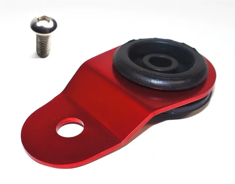 Torque Solution TQSTS-EV-008I Radiator Mount W/ Insert (RED) : Mitsubishi Evolution 7/8/9