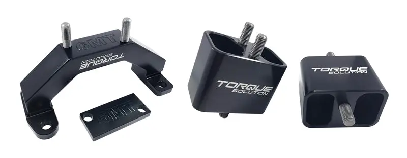 Torque Solution TQSTS-SU-250SB Solid Billet Aluminum Engine & Transmission Mounts 02-14 Subaru WRX / 04-17 STi