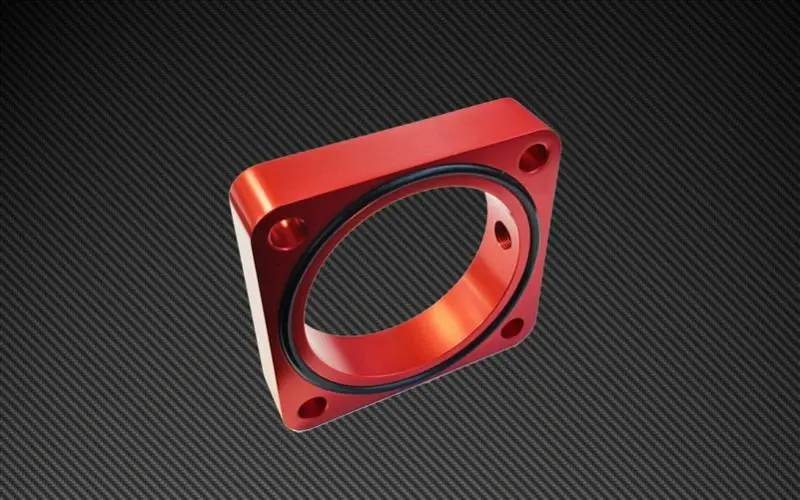 Torque Solution TQSTS-TBS-023R Throttle Body Spacer 2013+ Subaru BRZ/Scion FR-S - Red