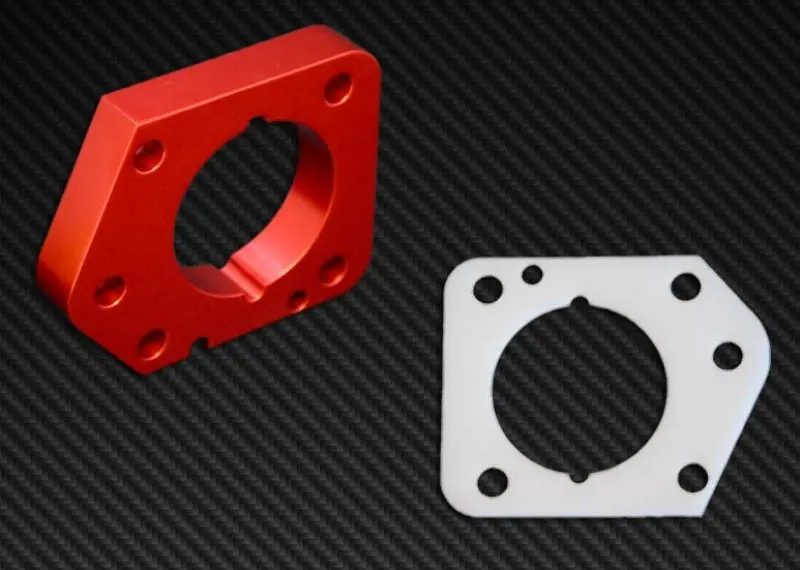 Torque Solution TQSTS-TBS-013R Throttle Body Spacer (Red): Honda Civic LX/EX/DX 2006-2011