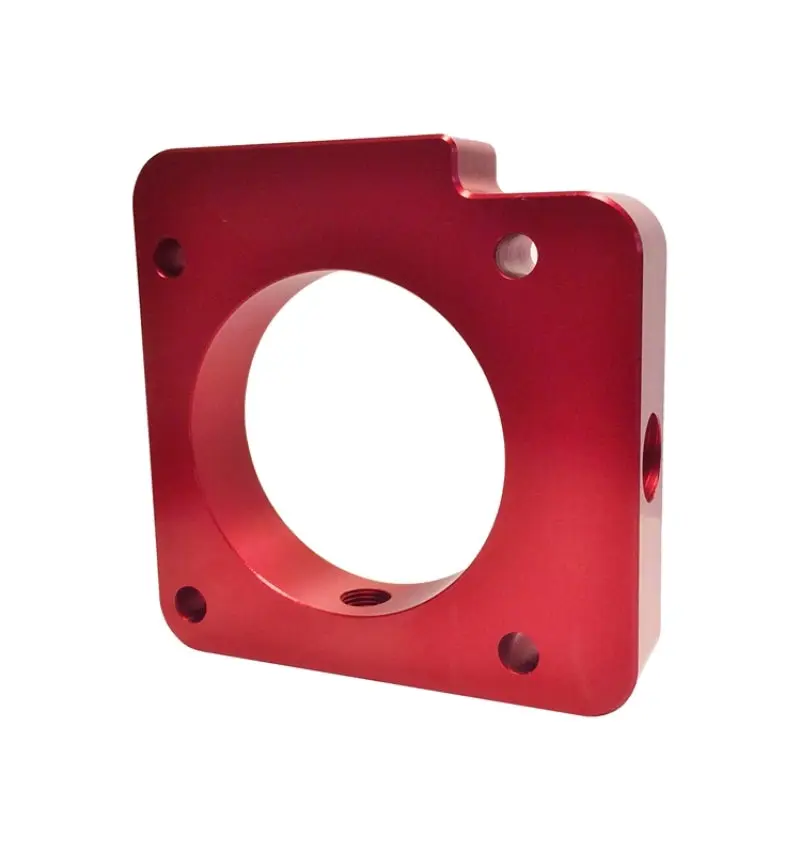 Torque Solution TQSTS-TBS-027R Throttle Body Spacer (Red) Subaru WRX 2006-2014 / STI 2004-2015