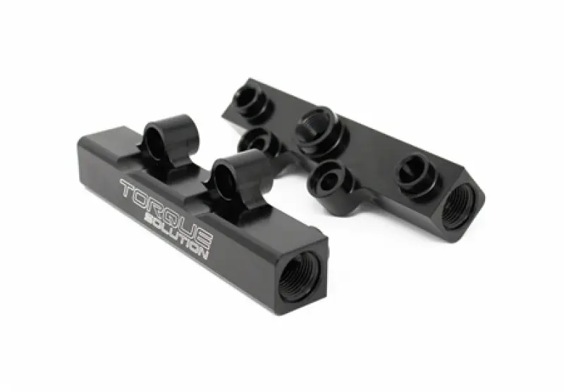 Torque Solution TQSTS-SU-400BK.2 Top Feed Fuel Rails: 02-14 Subaru WRX / 07-18 STI - Black