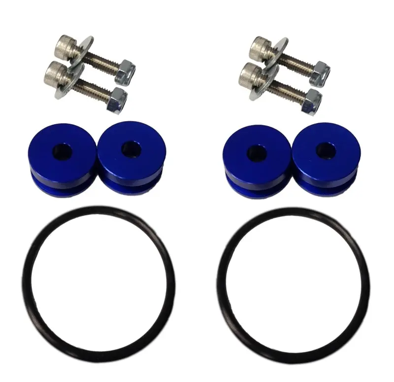 Torque Solution TQSTS-UNI-026BL Universal Billet Bumper Quick Release Kit Universal Blue