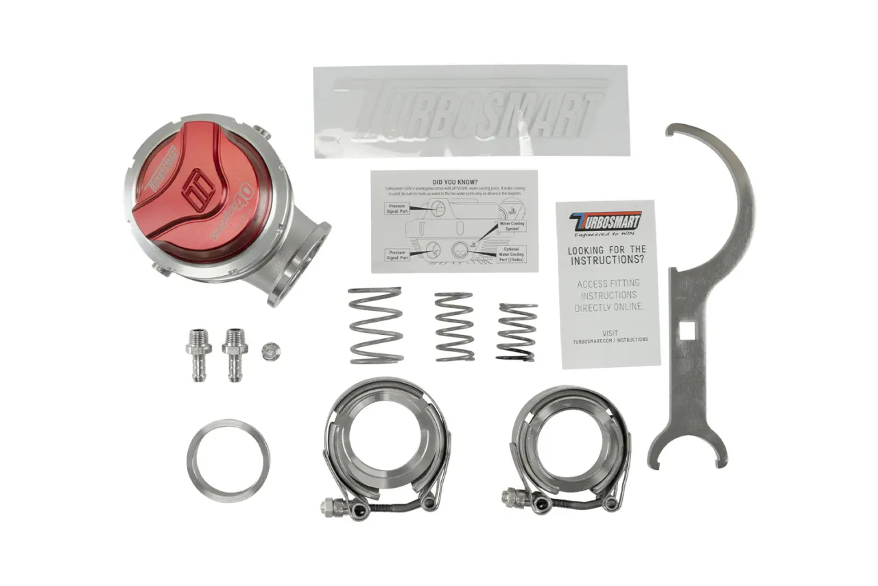 #6 Turbosmart TS-0552-1014 Вестгейт GenV CompGate40 14psi Червоний #6 Turbosmart TS-0552-1014 Вестгейт GenV CompGate40 14psi Червоний