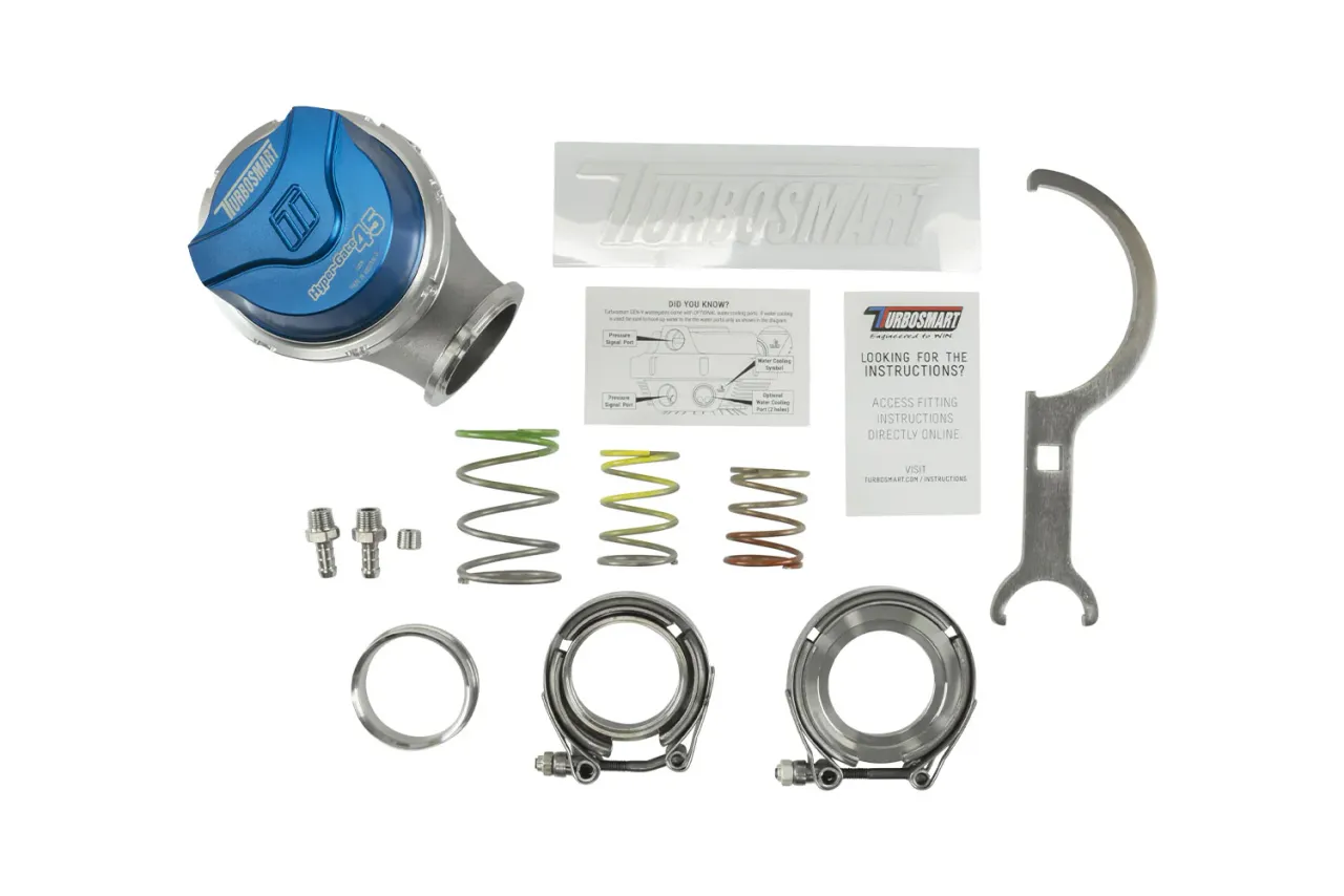 #6 Turbosmart TS-0553-1011 Вестгейт GenV HyperGate45 14psi Синій #6 Turbosmart TS-0553-1011 Вестгейт GenV HyperGate45 14psi Синій