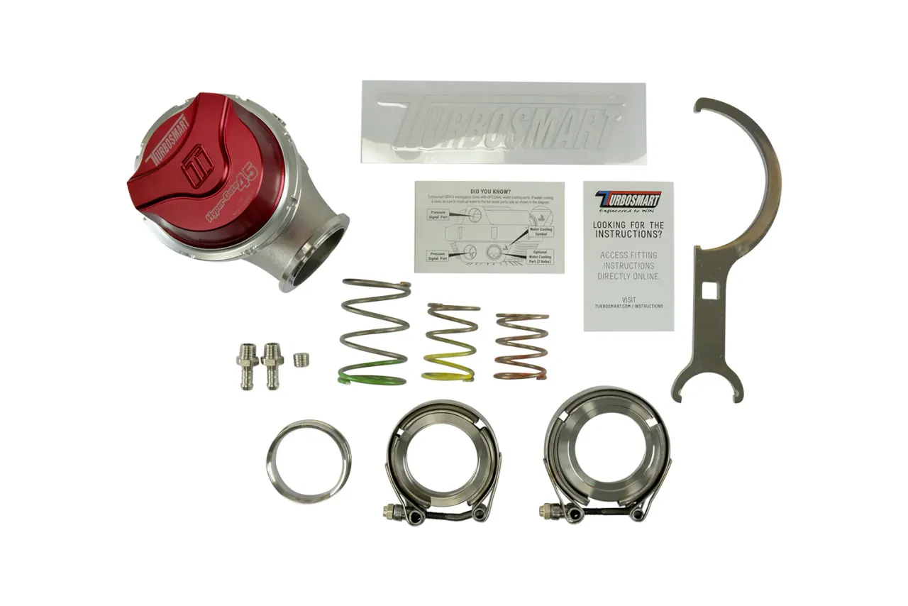 #6 Turbosmart TS-0553-1014 Вестгейт GenV HyperGate45 14psi Червоний #6 Turbosmart TS-0553-1014 Вестгейт GenV HyperGate45 14psi Червоний