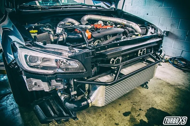 #3 TurboXS STI15-FMIC-RED Фронтальный интеркуллер для Subaru STI 2015-2021 Красные патрубки #3 TurboXS STI15-FMIC-RED Фронтальный интеркуллер для Subaru STI 2015-2021 Красные патрубки