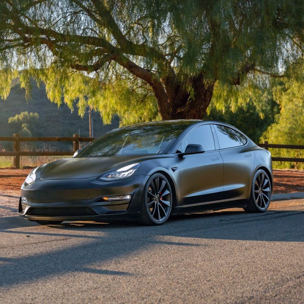 UNPLUGGED PERFORMANCE UP-M3-302-1.1 Комплект переднього бампера для TESLA Model 3 TESLA Model 3 (2017-2020) PRE-REFRESH (Незабарвлений) №5