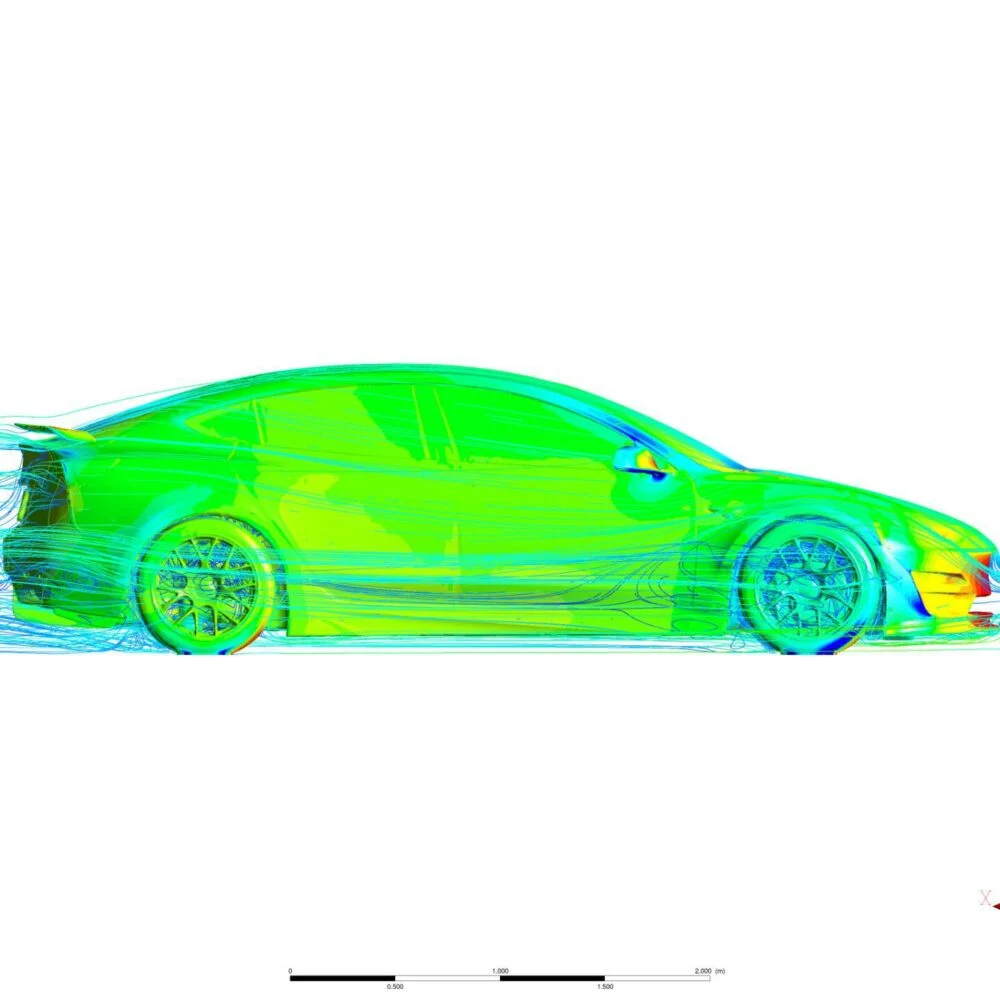 UNPLUGGED PERFORMANCE UP-M3-306-3.1 Комплект передніх широких крил ASCENSION-R з сухого карбону для TESLA Model 3 №13