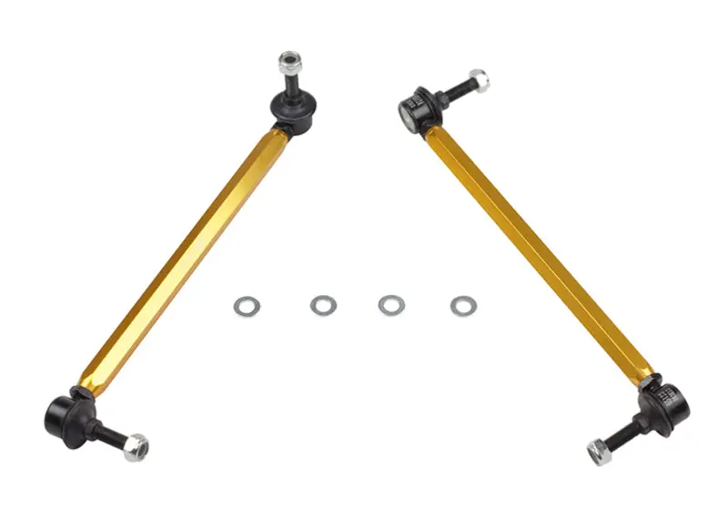 Whiteline WHLKLC105 02-06 R53 & 06+ R56 Mini Cooper S Front Swaybar Link Kit-Adjustable Ball End Links