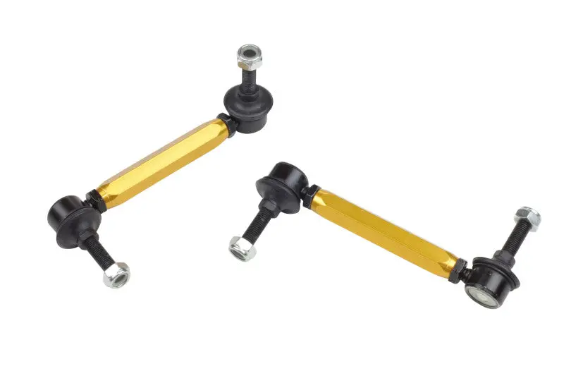 Whiteline WHLKLC102 03-06 Mitsubishi Lancer Evo 8/9 Rear Swaybar Link Kit-Adjustable Ball End Links