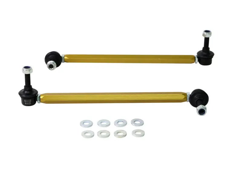 Whiteline WHLKLC151 06/05+ Ford Focus LS / 05/09+ Mazda 3 BK Front Swaybar Link Kit H/Duty Adj Steel Ball №4