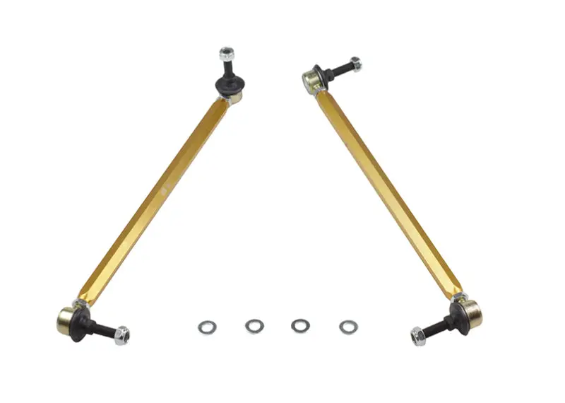 Whiteline WHLKLC177 10+ Chevy Camaro FR Coupe Front Sway Bar - Link Assy H/D Adj Steel Ball (380mm C To C)