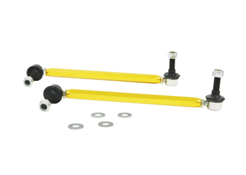 Whiteline WHLKLC180-295 18-19 Kia Stinger Front Sway Bar Link Assembly Heavy Duty Adjustable Steel Ball