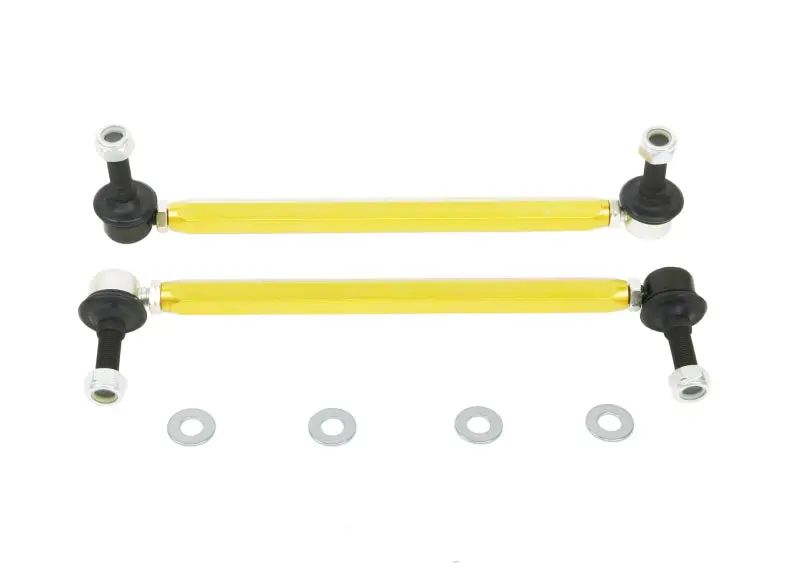 Whiteline WHLKLC180-295 18-19 Kia Stinger Front Sway Bar Link Assembly Heavy Duty Adjustable Steel Ball №3