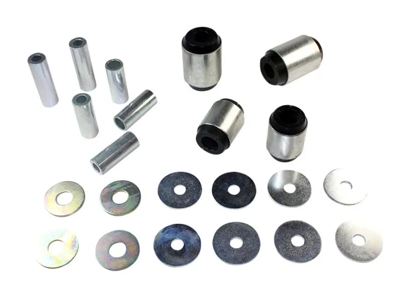 Whiteline WHLW53312 Plus 02-09 Lexus GX470 / 06+ Toyota FJ Cruiser Fr C/A - Lwr Inner Front & Rear Bushing Kit