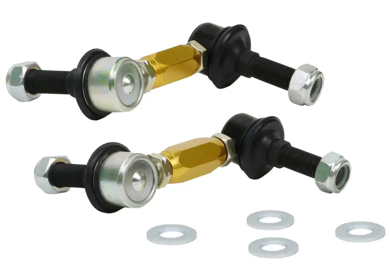 Whiteline WHLKLC180-090 Universal Sway Bar Link Assembly Heavy Duty Adjustable Ball/Ball Style