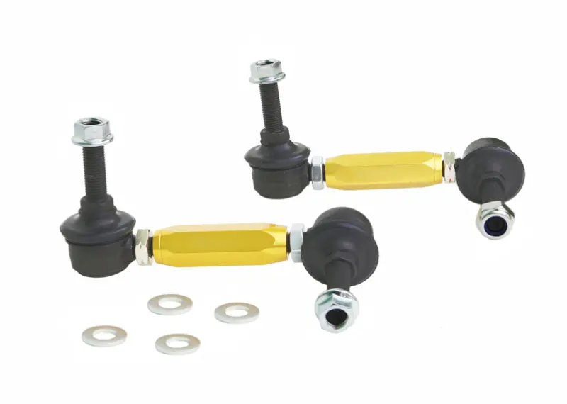 Whiteline WHLKLC140-115 Universal Swaybar Link Kit-Heavy Duty Adj Steel Ball W/ 10mm Ball Stud