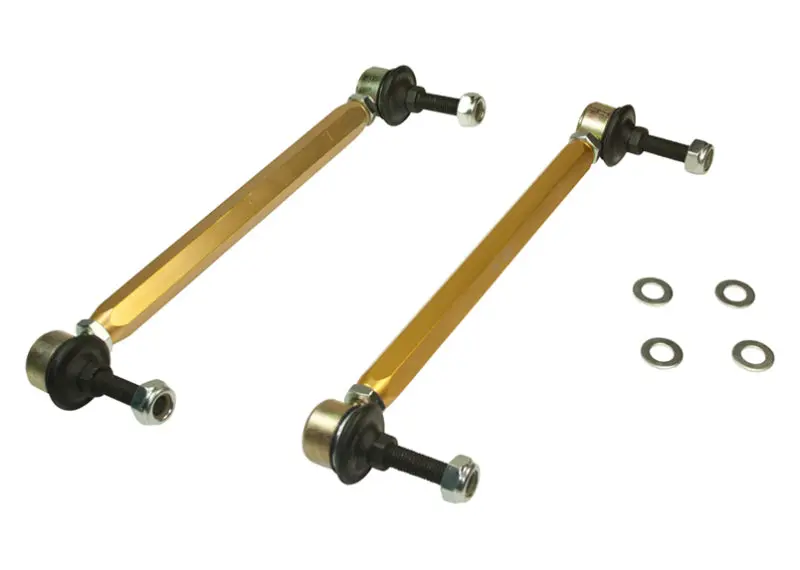 Whiteline WHLKLC140-255 Universal Swaybar Link Kit-Heavy Duty Adjustable 10mm Ball/Ball Style