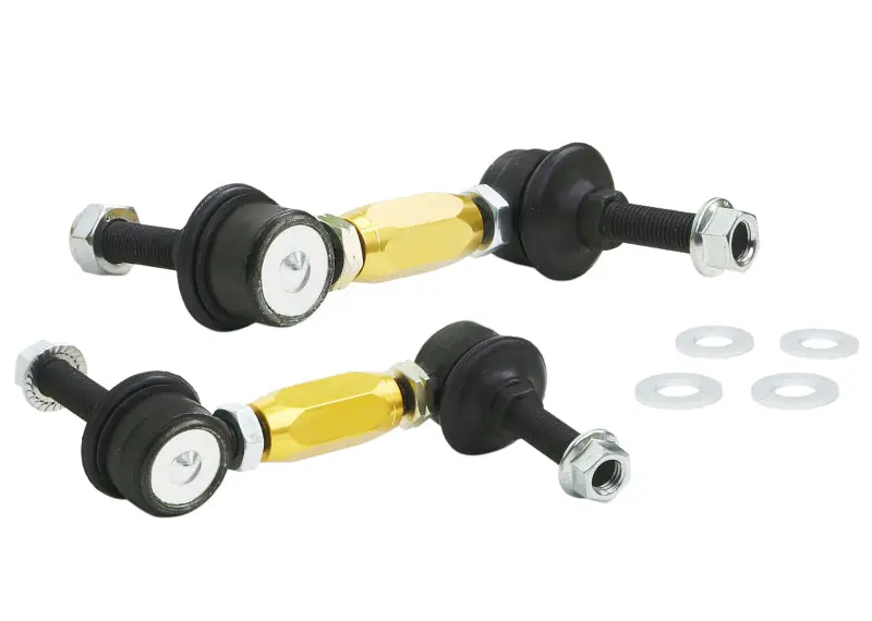 Whiteline WHLKLC140-090 Universal Swaybar Link Kit-Heavy Duty Adjustable Ball Joint