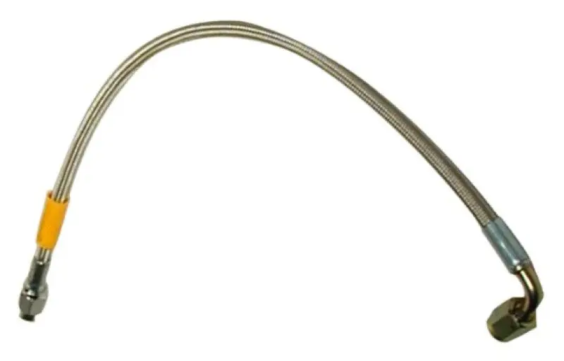 Wilwood WIL220-6411 14in OAL Flexline -3 Hose To -3 Female 90 Degree End