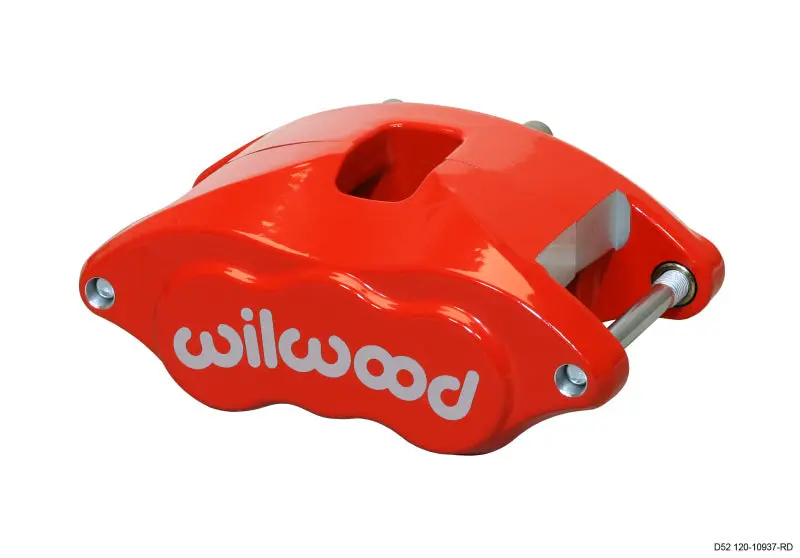 Wilwood WIL120-10937-RD Caliper-D52-Red 2.00/2.00in Pistons 1.04in Disc