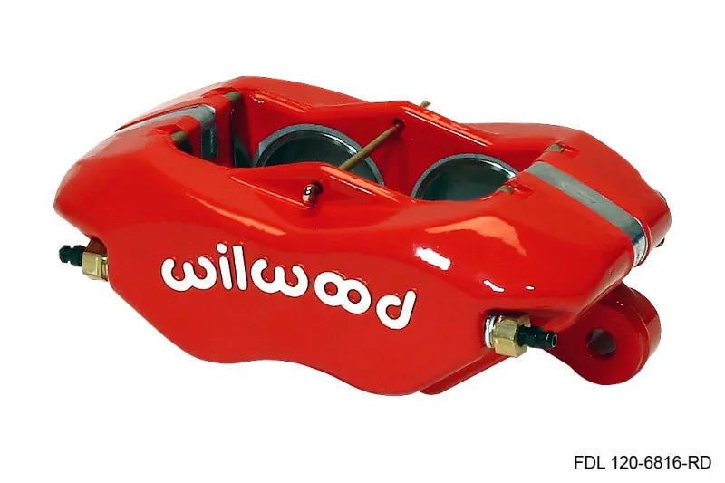 Wilwood WIL120-6816-RD Caliper-Forged Dynalite-Red 1.75in Pistons .81in Disc №1