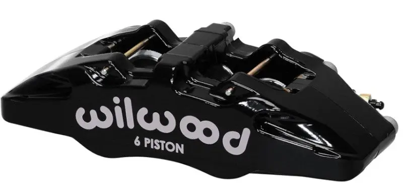 Wilwood WIL120-13436-BK Caliper-Forged Dynapro 6 5.25in Mount-R/H 1.62/1.12/1.12in Pistons 1.10in Disc