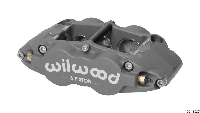 Wilwood WIL120-13237 Caliper-Forged Superlite 6R-R/H 1.62/1.12/1.12in Pistons 0.81in Disc №1