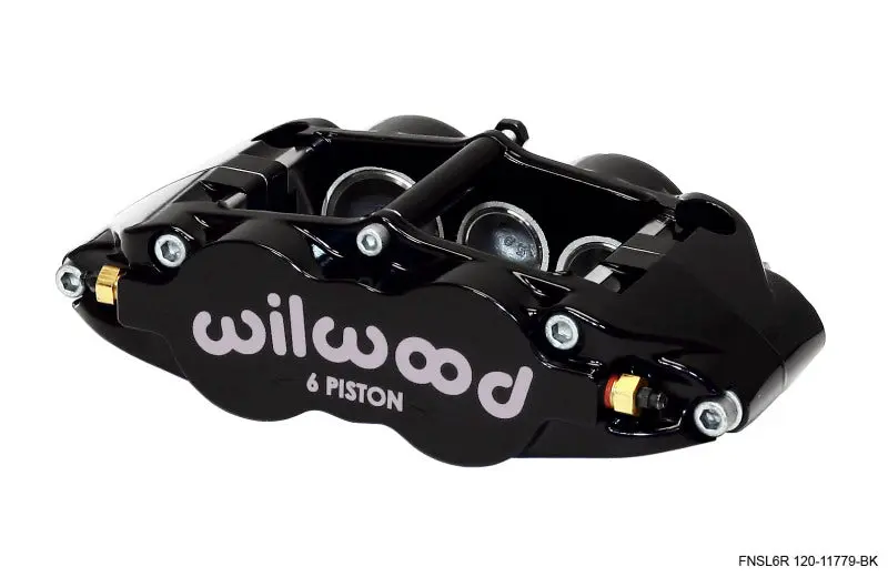 Wilwood WIL120-11779-BK Caliper-Narrow Superlite 6R-LH - Black 1.62/1.12/1.12in Pistons 1.25in Disc №1