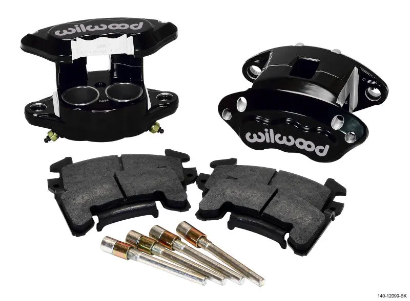 Wilwood WIL140-12099-BK D154 Front Caliper Kit - Black 1.62 / 1.62in Piston 1.04in Rotor