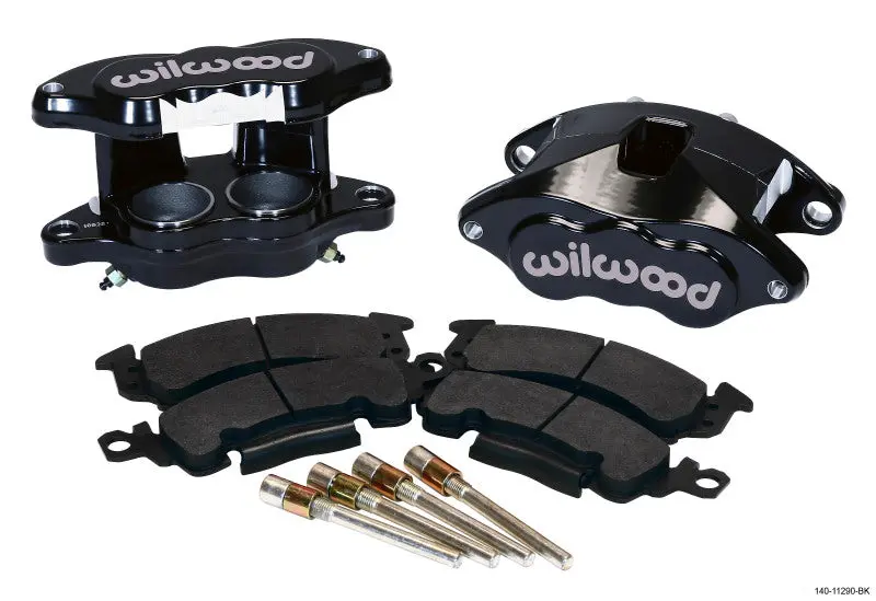 Wilwood WIL140-11290-BK D52 Front Caliper Kit - Black Pwdr 2.00 / 2.00in Piston 1.28in Rotor №1