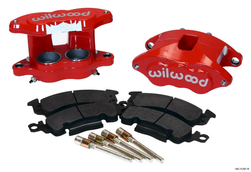 Wilwood WIL140-11291-R D52 Front Caliper Kit - Red 2.00 / 2.00in Piston 1.04in Rotor №1