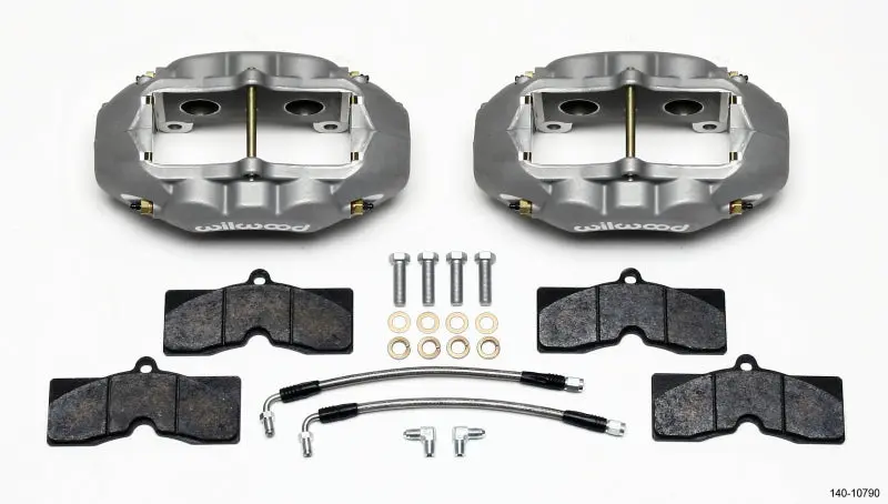 Wilwood WIL140-10790 D8-4 Rear Caliper Kit Clear Corvette C2 / C3 65-82