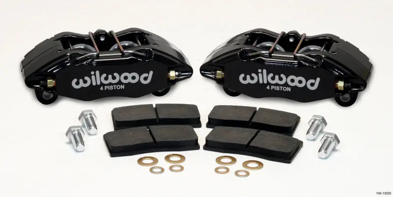 Wilwood WIL140-13029 DPHA Front Caliper & Pad Kit Black Honda / Acura W/ 262mm OE Rotor