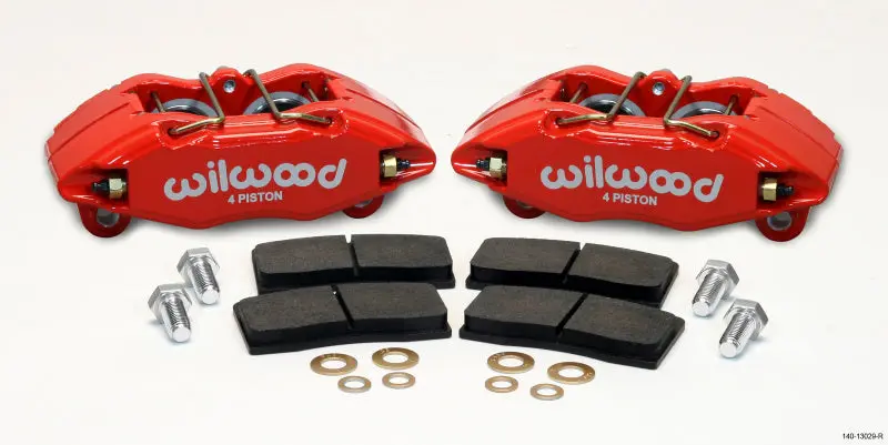 Wilwood WIL140-13029-R DPHA Front Caliper & Pad Kit Red Honda / Acura W/ 262mm OE Rotor №1