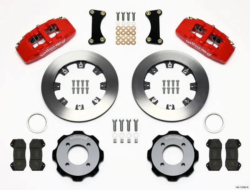 Wilwood WIL140-11899-R Dynapro 6 Front Hat Kit 12.19in Red 2011 Fiesta