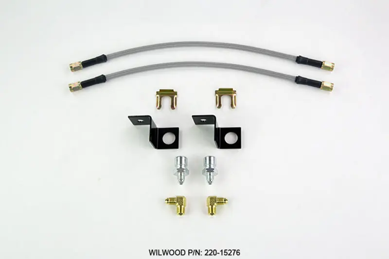 Wilwood WIL220-15276 Flexline Kit 14 Inch -3 M10-1.5 IF 1/8 NPT 90 Degree