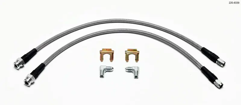 Wilwood WIL220-8339 Flexline Kit 1999 1/2-2003 Golf IV