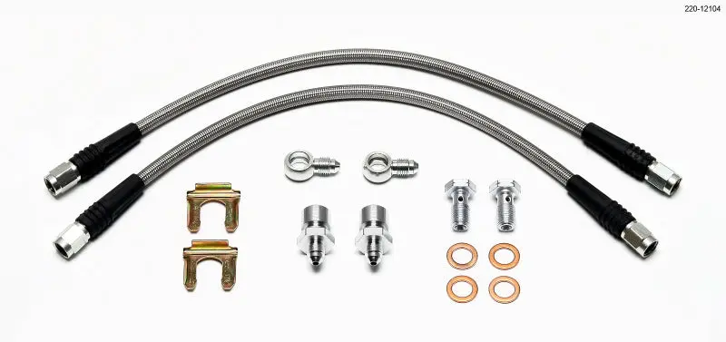 Wilwood WIL220-12104 Flexline Kit D52 Caliper 14in W/ Banjo 10mm -3/8-24 Chassis №1