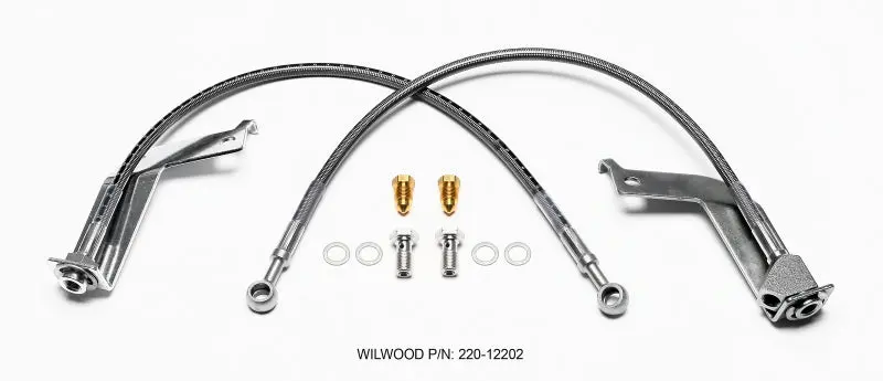 Wilwood WIL220-12202 Flexline Kit Rear 99-04 Ford Mustang GT