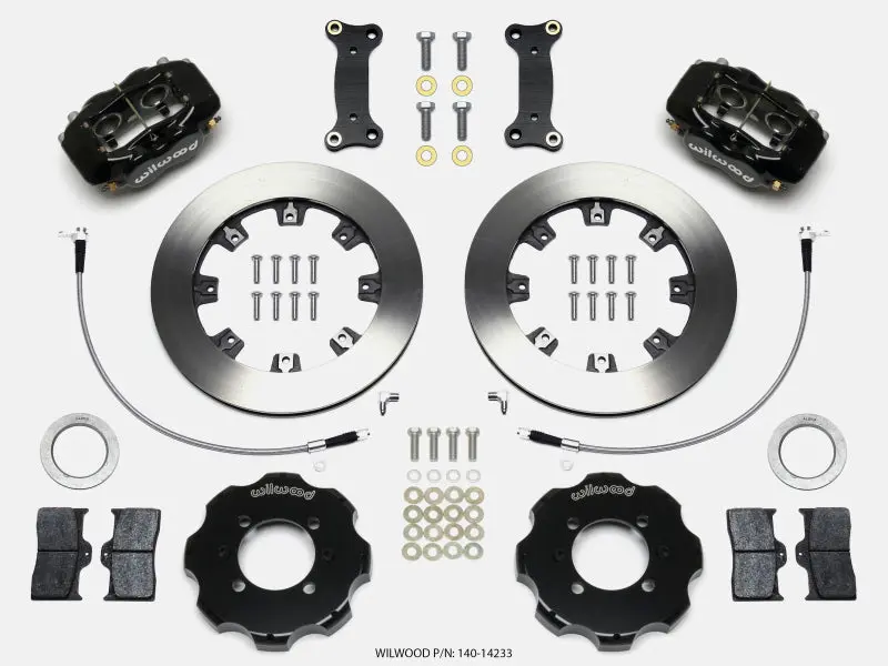 Wilwood WIL140-14233 Forged Dynalite Front Hat Kit 12.19in 2016-Up Mazda MX5 Miata W/ Lines