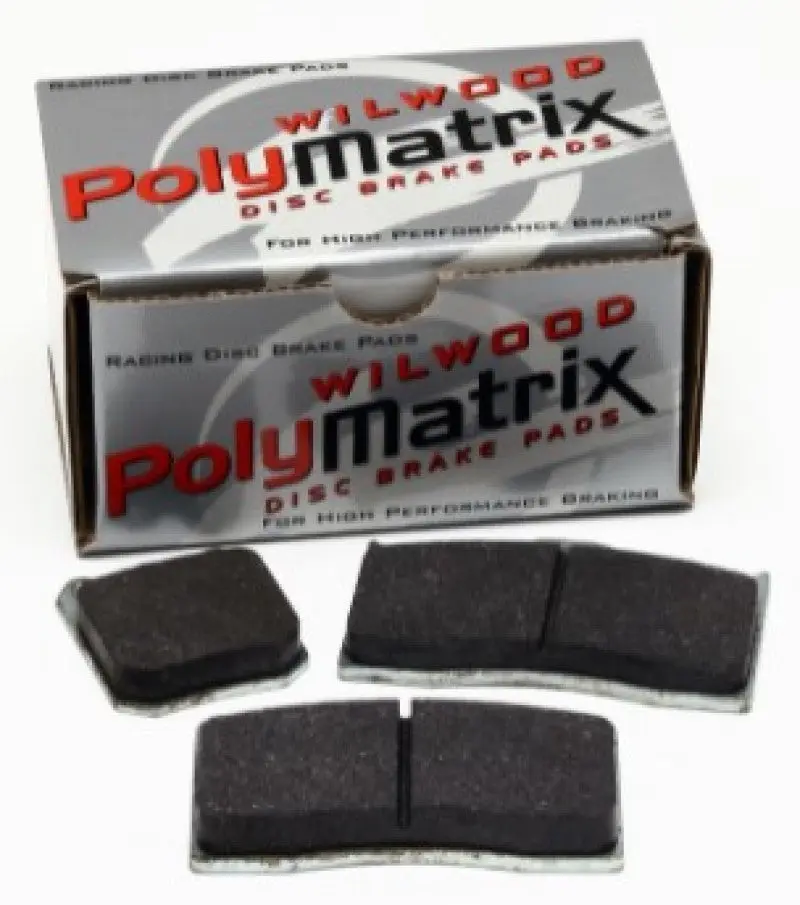 Wilwood WIL15E-9837K PolyMatrix Pad Set - 7812 E Dynapro Dynalite-W/Bridge Bolt №1