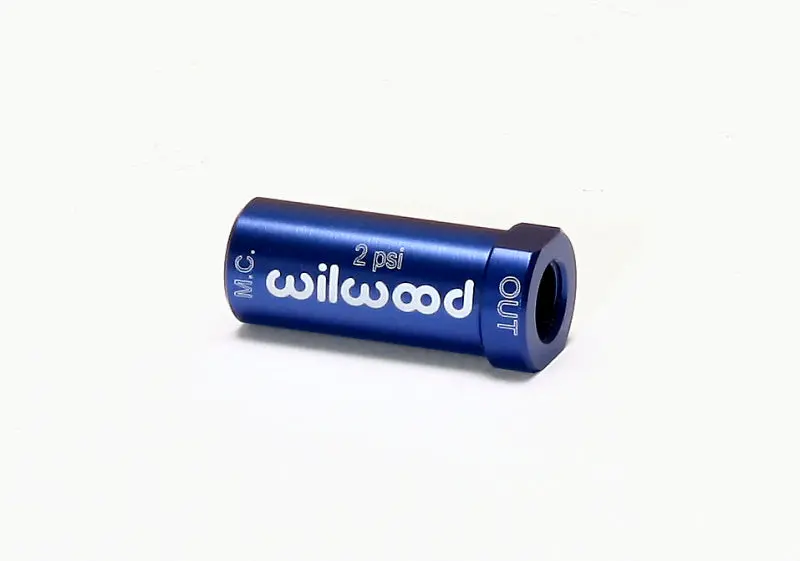 Wilwood WIL260-13706 Residual Pressure Valve - New Style - 2# / Blue