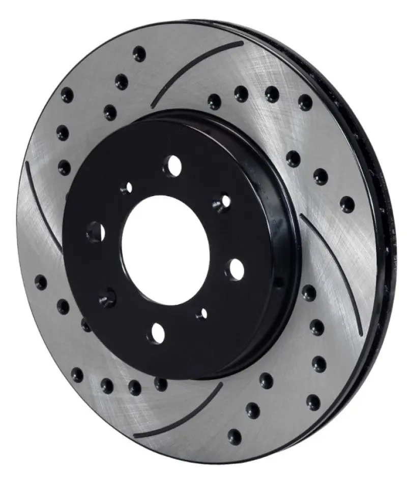 Wilwood WIL160-12839-BK Rotor-.68in Offset-SRP-BLK-Drill-LH 10.32 X .83 - 4 X 3.93 №1